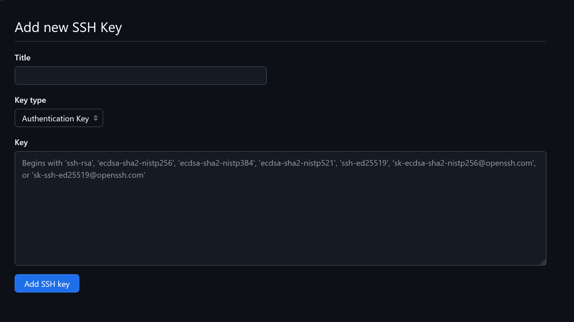 ssh-github